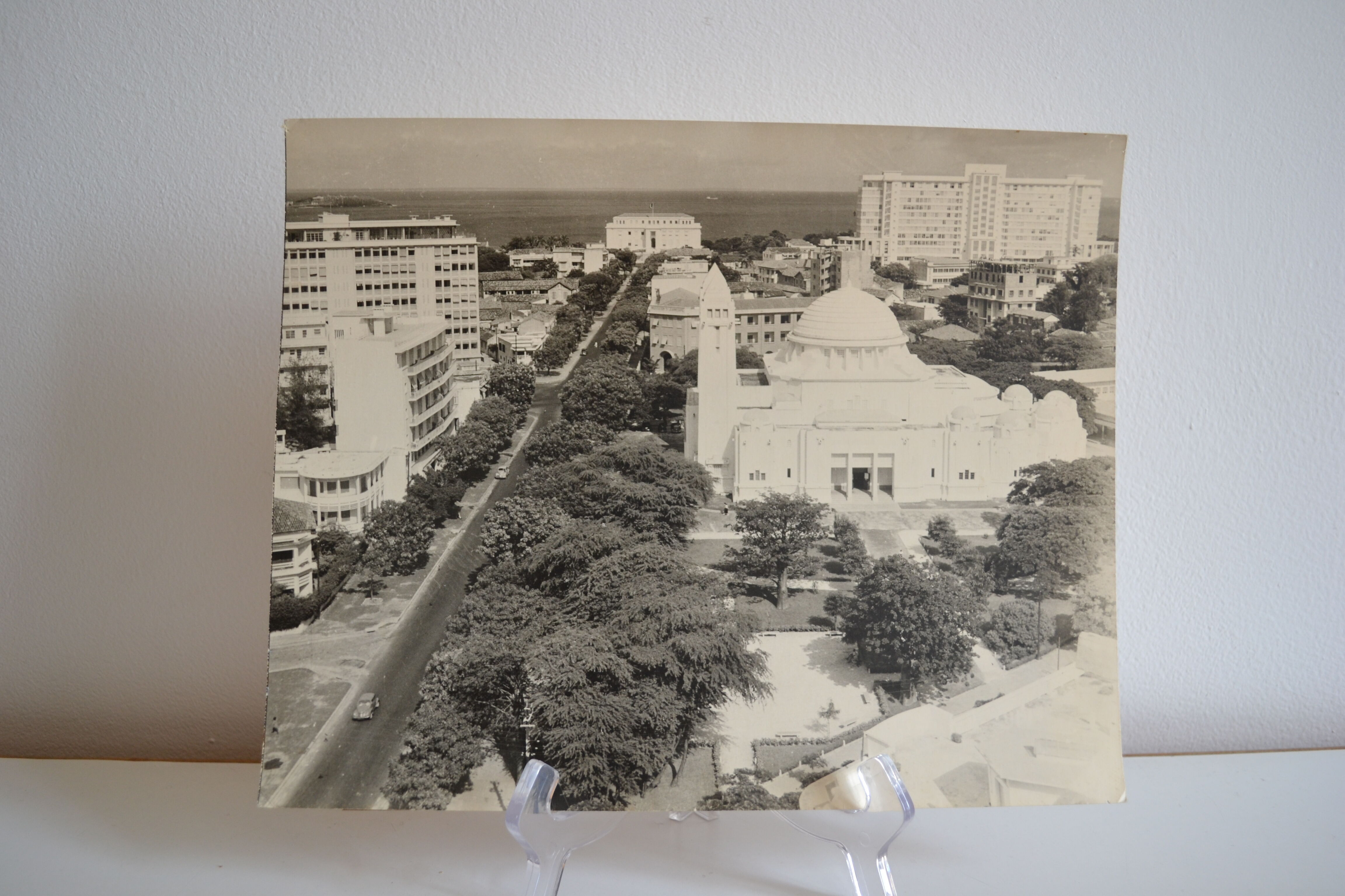 Anonymous silver photo africa senegal dakar cathedral district circa 1950