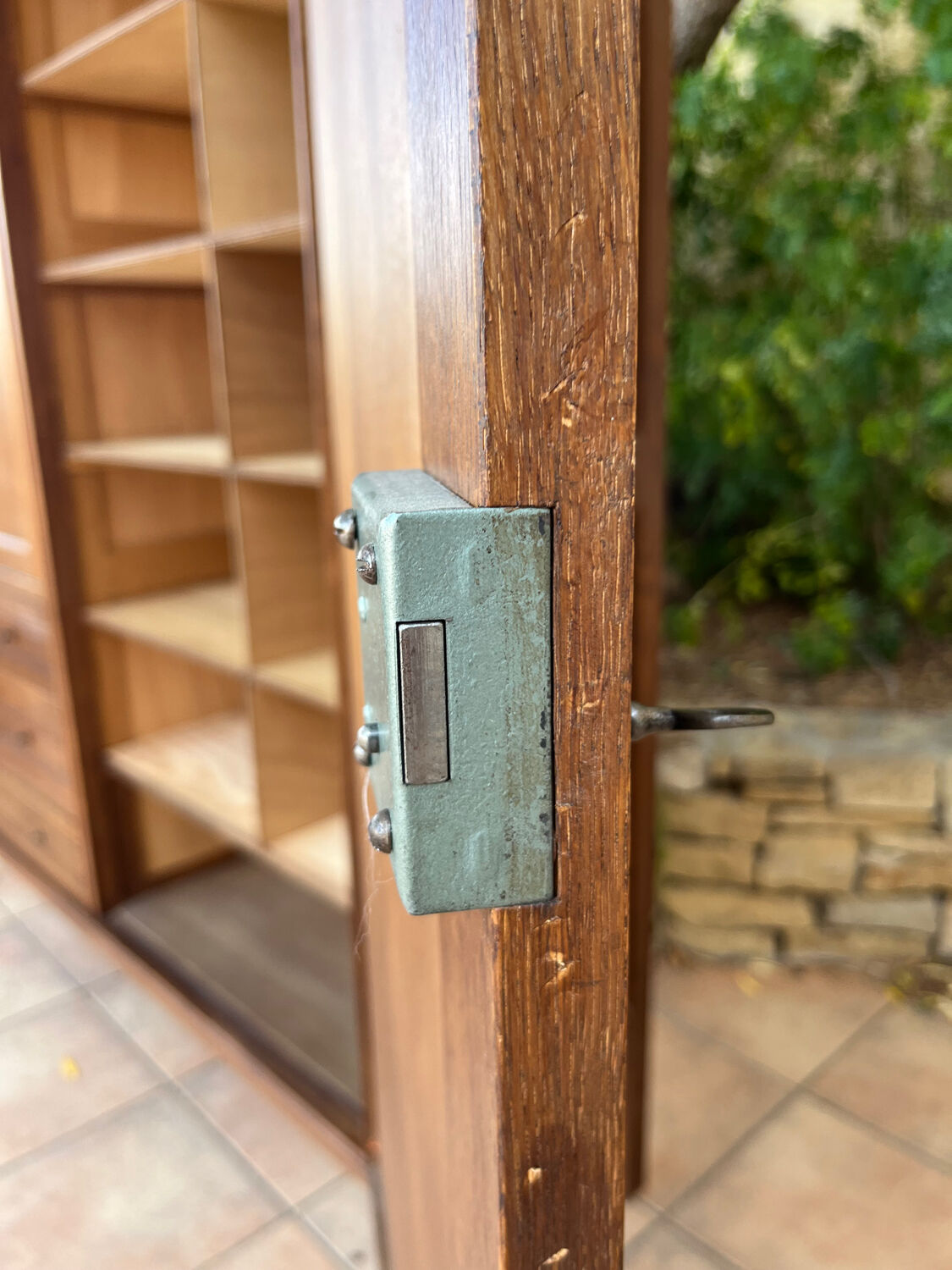 1950 oak administration cabinet