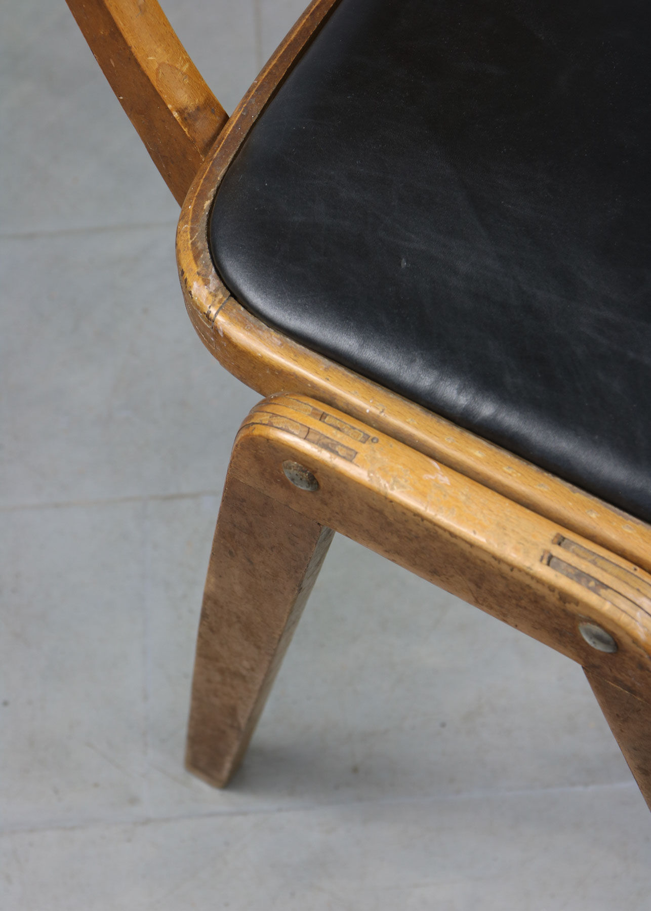 Italian leather chair