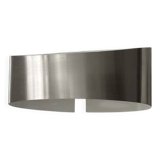 Vintage wall light, brushed metal, France, 1980.