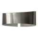 Vintage wall light, brushed metal, France, 1980.