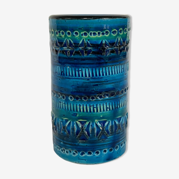 Vase roll by Aldo Londi, for Flavia Montelupo, 1960 vintage