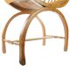 Chaise de type gondole Empire, en bois, Pologne, début du 20e siècle