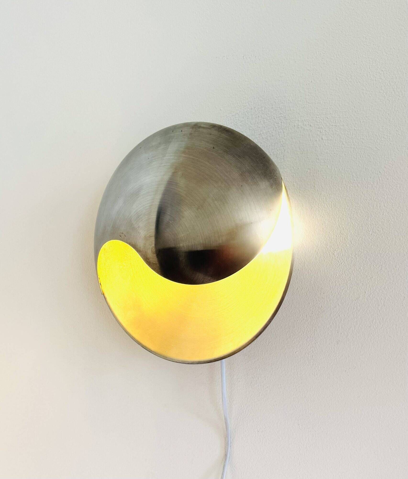 Yin-Yang C-1636 Wall Lamp By Hermian Sneyders De Vogel For Raak Amsterdam, The Netherlands 1960S