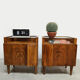 Rare Italian vintage design nightstands