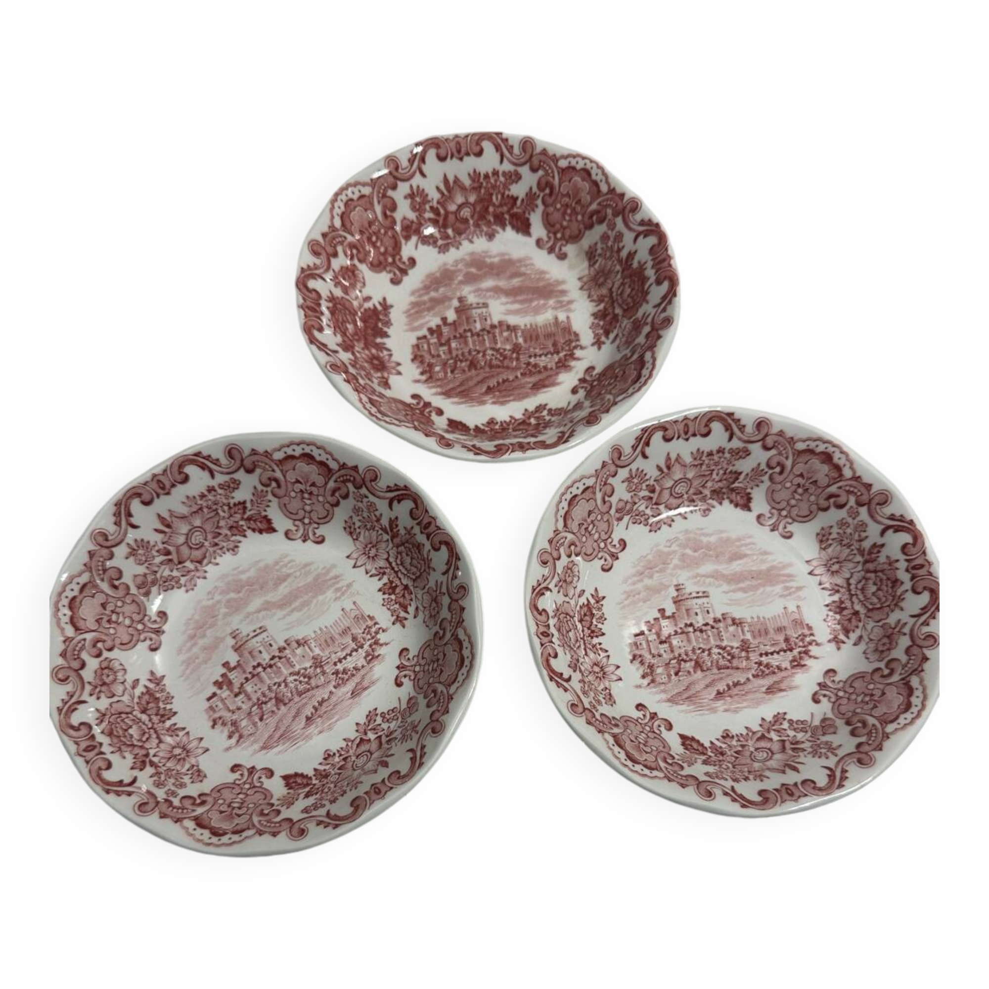3 Wedgwood England bowls