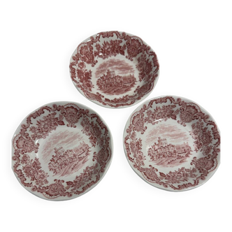 3 coupelles Wedgwood England