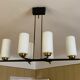 Chandelier six tulips type house ARLUS year 60