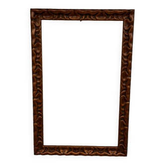 Old gold relief frame