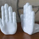 Pair of hands ceramic bookends 1970-80 Netherlands