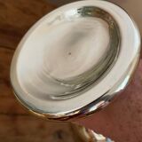 Coupe / calice en verre mercurisé soufflé  vintage