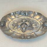 Empty silver metal pocket