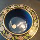Vintage Chinese bowl in cloisonné enamel on four feet