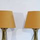 Pair of brass lamps 1960