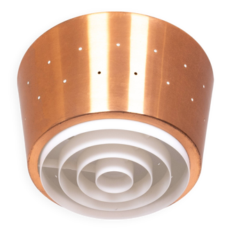 Lampe à suspension en laiton Fog & Mórup années 1960 Danemark