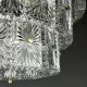 Lustre en cristal vintage, Italie, années 1960