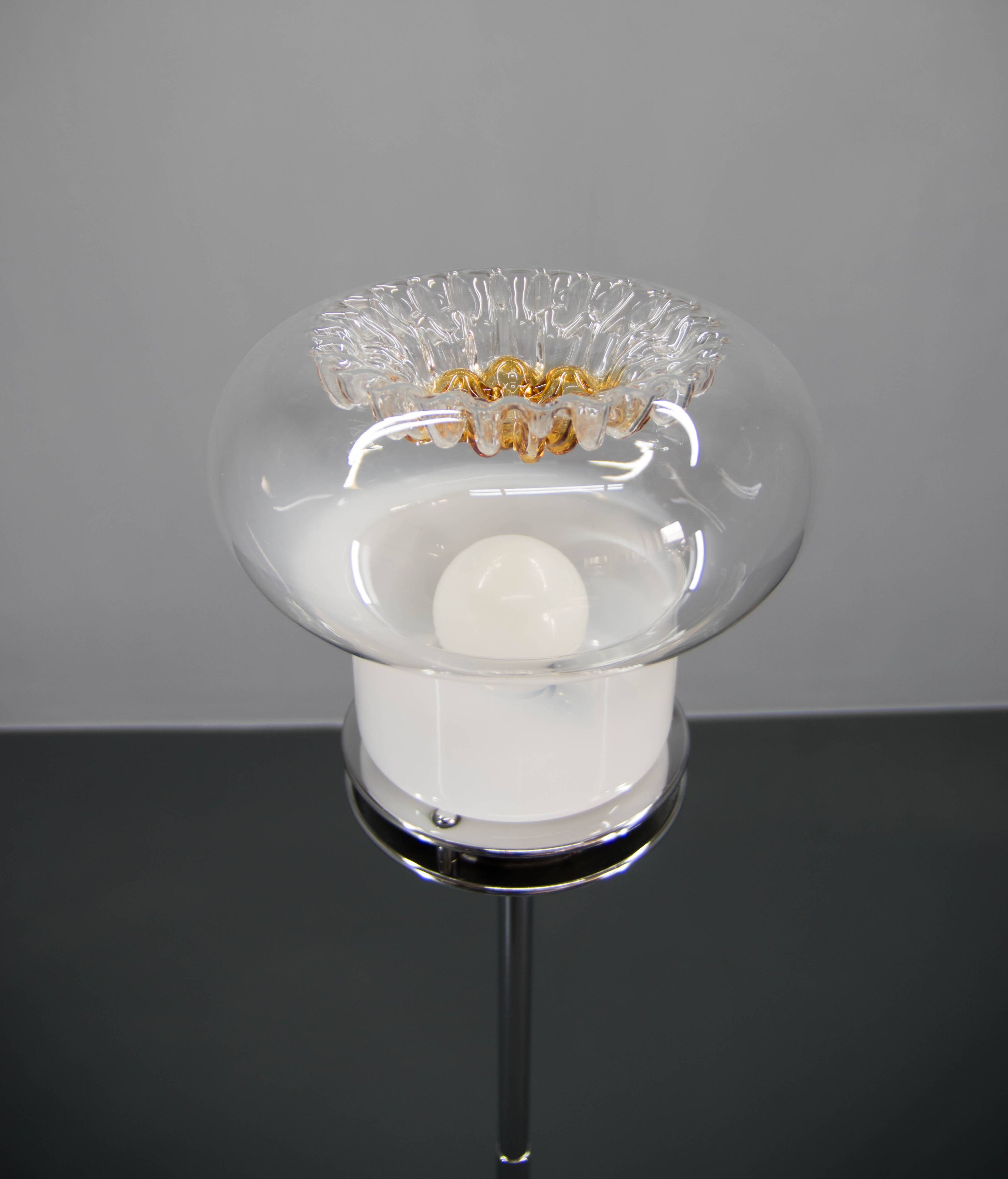 Murano Glass Floor Lamp, Italy, 1980s
