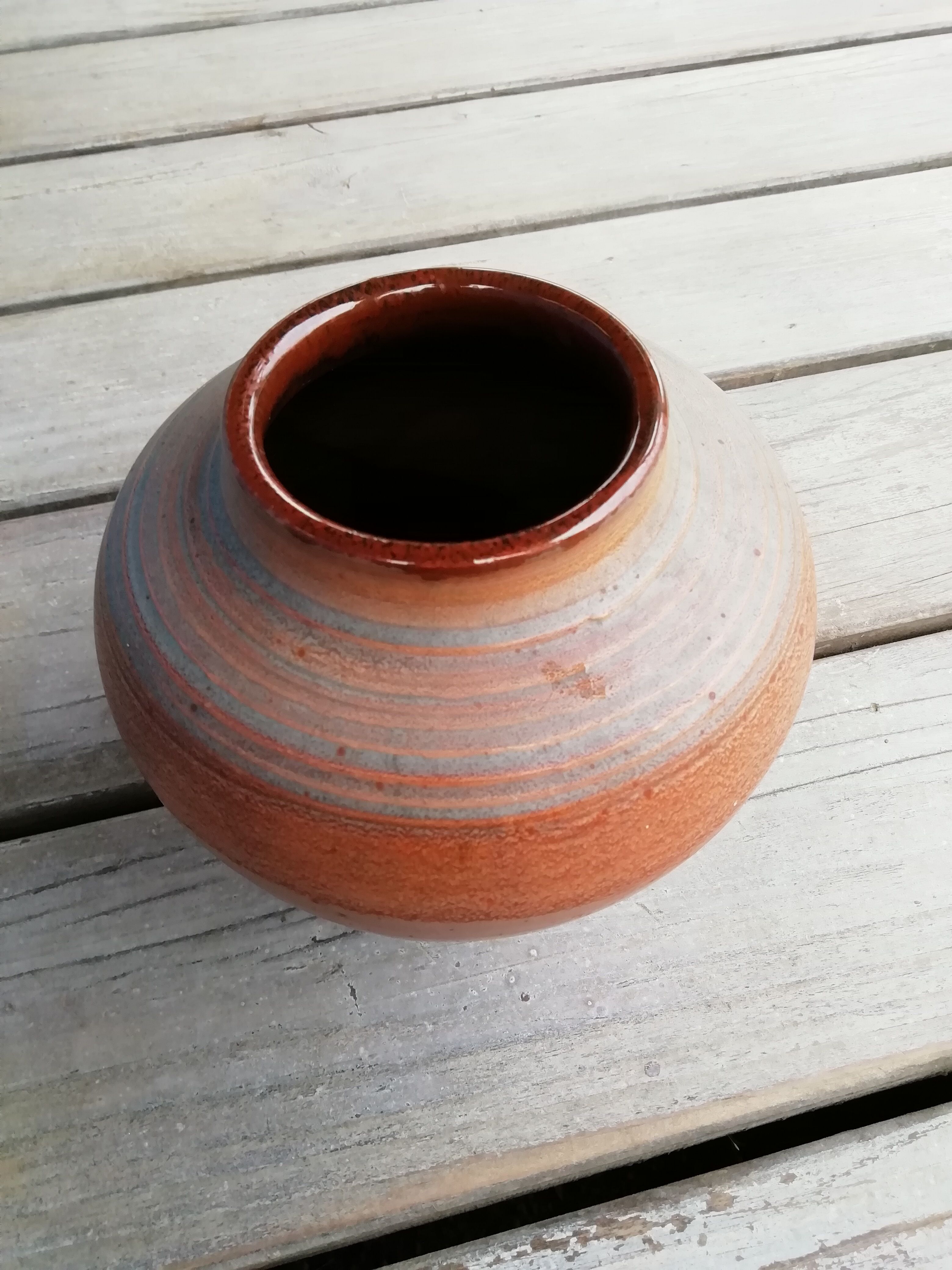 Terracotta craft ceramic vase