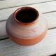 Terracotta craft ceramic vase