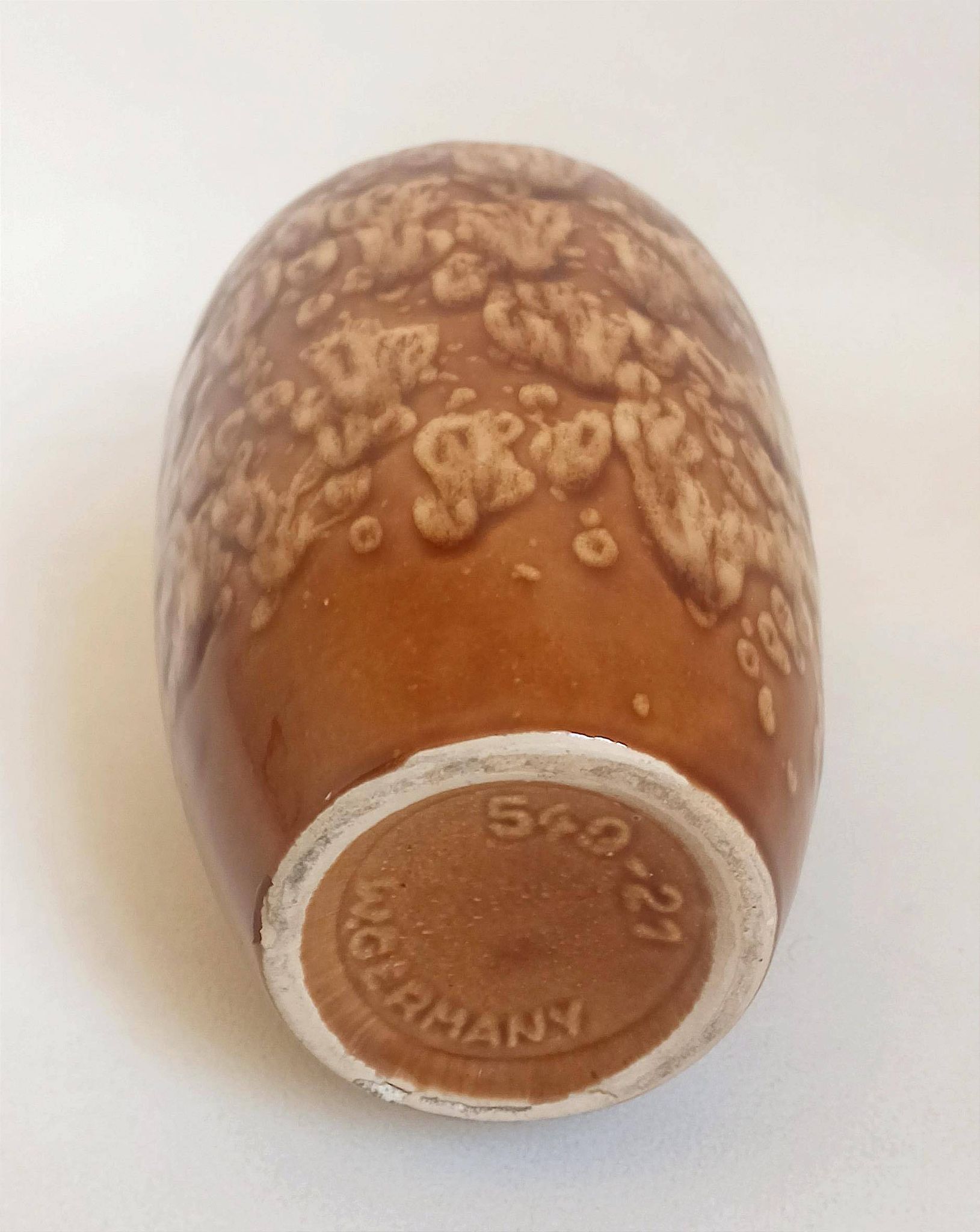 Vase céramique West Germany Années 70 Hauteur 21 cm
