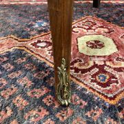 Late 19th-century Louis XV commode in oak, rosewood, and marble top