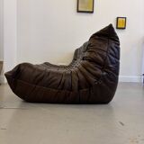 Togo 3-seater leather chair by Michel Ducaroy