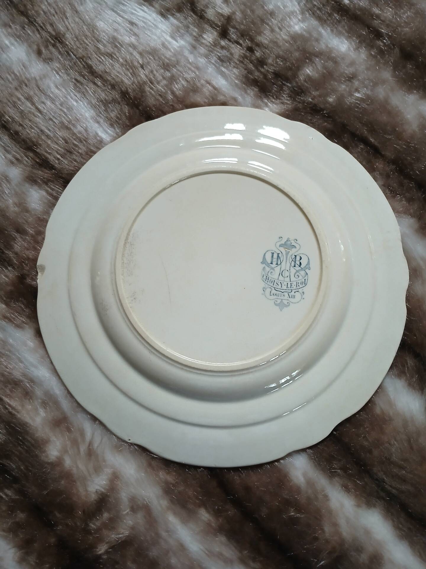 10 antique flat plates "Louis XIII" Choisy le Roi