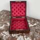 Jewelry box, Napoleon III, nineteenth century, cedar magnifying glass, rosewood, brass