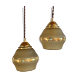 Pair of suspensions Art Deco