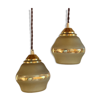Pair of suspensions Art Deco