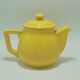 Vintage yellow teapot