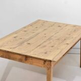 Vintage farmhouse table, oak legs