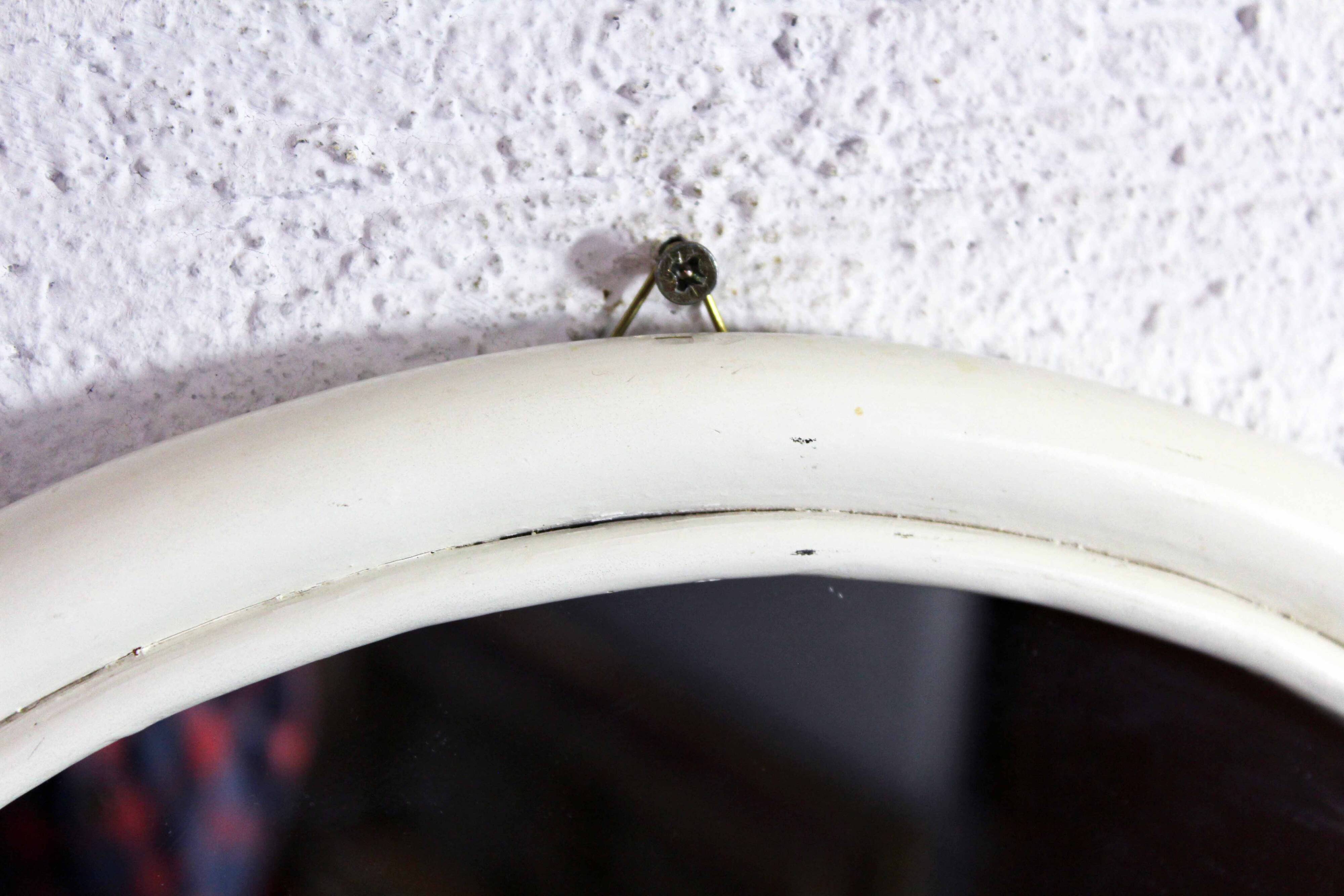 Miroir vintage en rotin