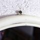 Vintage rattan mirror