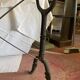 Table de bistrot provencal base cast iron marble top early twentieth century