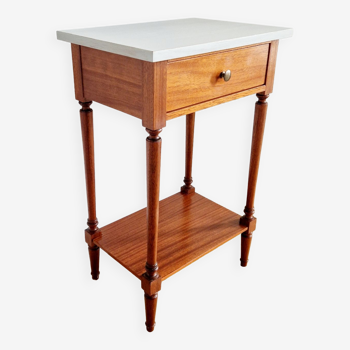 Mahogany wooden pedestal table furniture