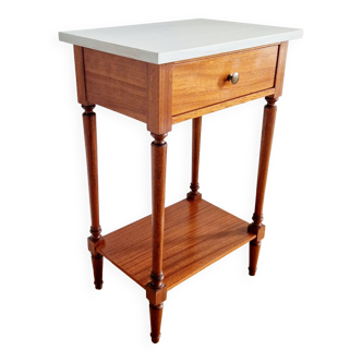Mahogany wooden pedestal table furniture