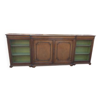 Meuble enfilade style Régence en acajou avec les portes grillagées