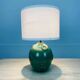 Lamp by Jerk Werkmaster for Nittsjo, Sweden, 1930, Scandinavian ceramic