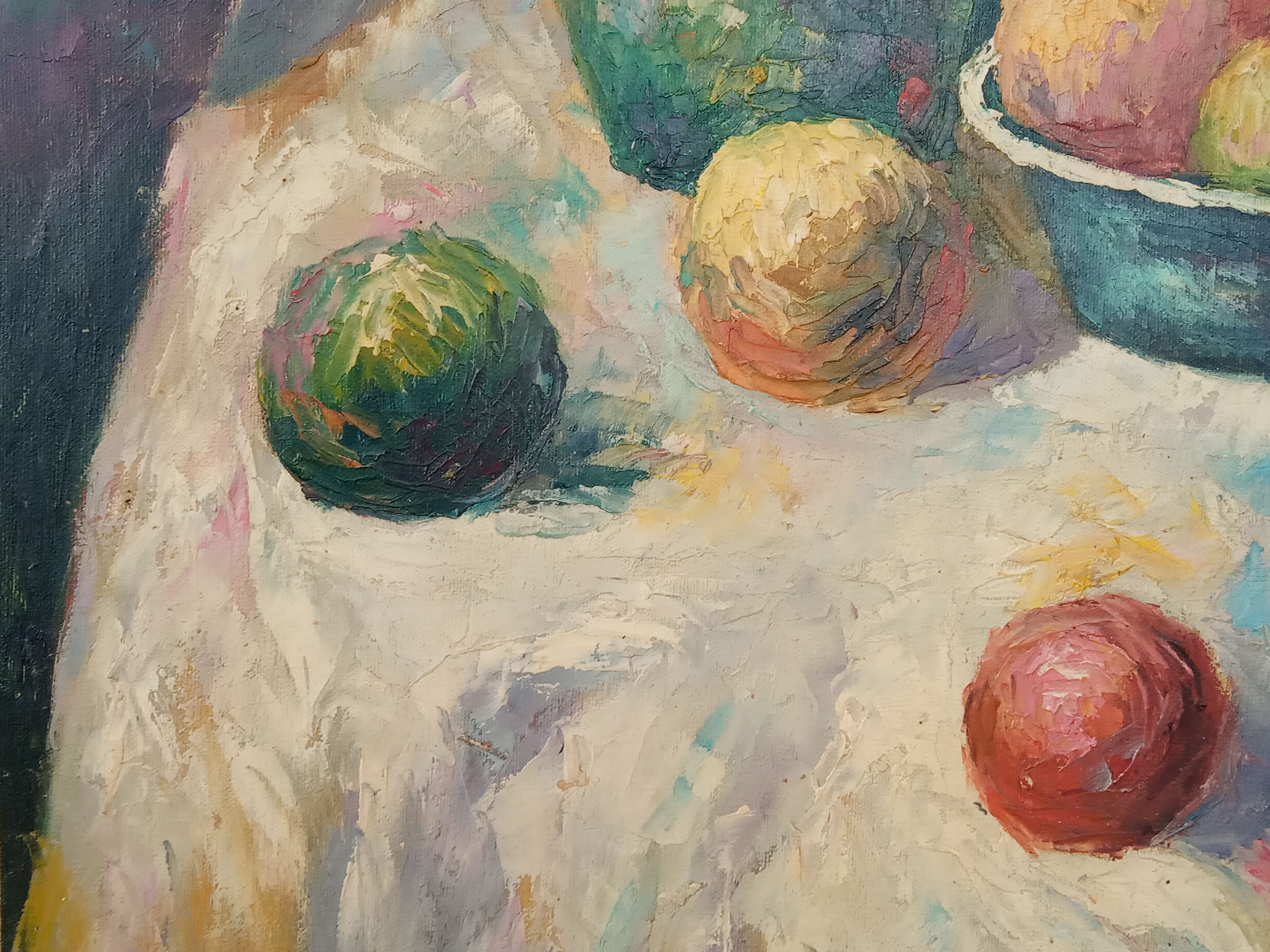 Still life oil on canvas, Brunel