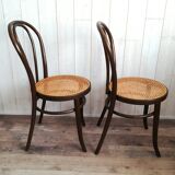 Chaises bistrot bois courbé
