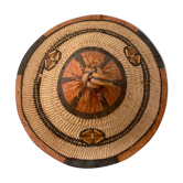 Chapeau traditionnel africain des années 60 pour déco murale