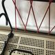 Vintage scoubidou coat rack