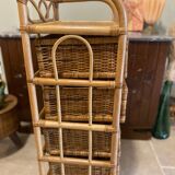 Storage unit, rattan chest of drawers