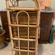 Storage furniture, rattan chest of drawers