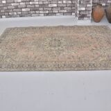 Oushak Vintage Floor Wool Rug sku1350