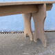 Paire de bancs de table de ferme