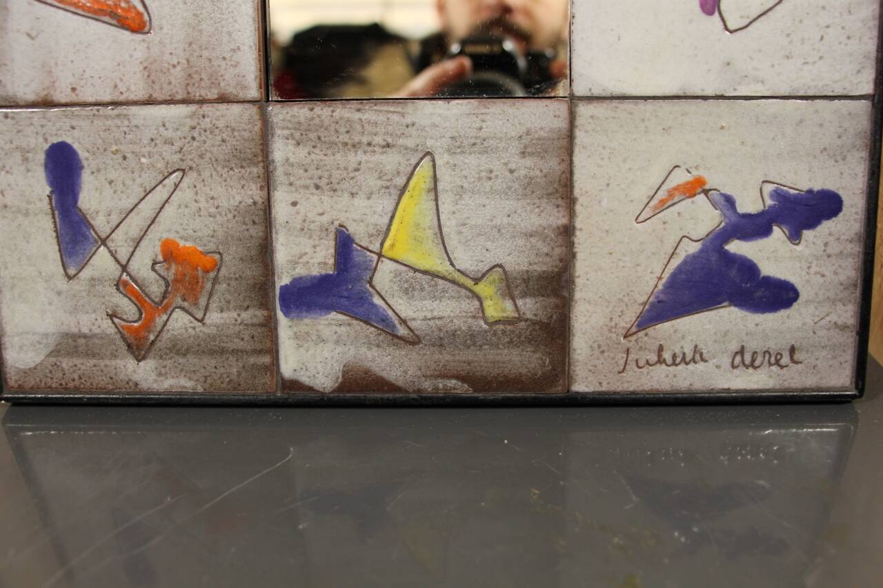 Mirror of Juliette Derel Vallauris