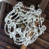 Chandelier with pendants 18 bulbs