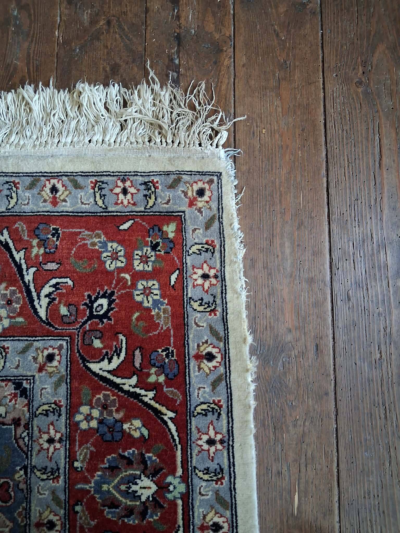 Tapis Indo Tabriz fait main 246x158cm